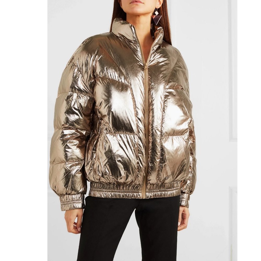 NWT ISABEL MARANT ÉTOILE Kristen Metallic Jacket - Picture 1 of 10